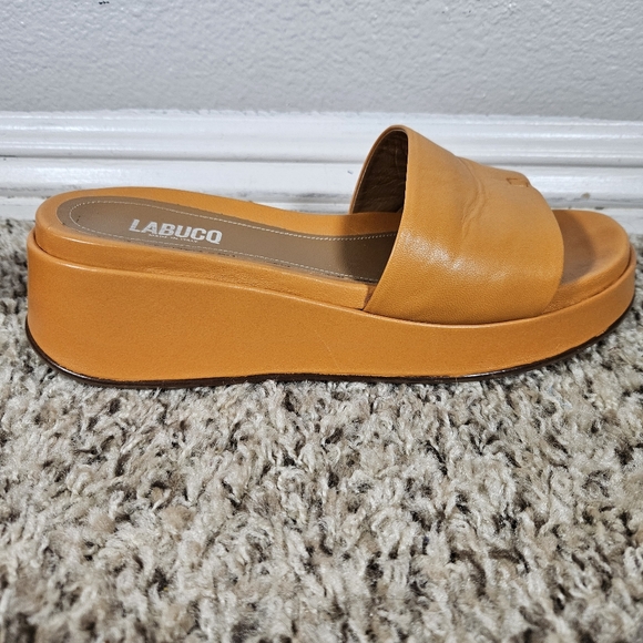 Labucq Solar Slide Sandals Marigold Size 40 - Picture 6 of 12